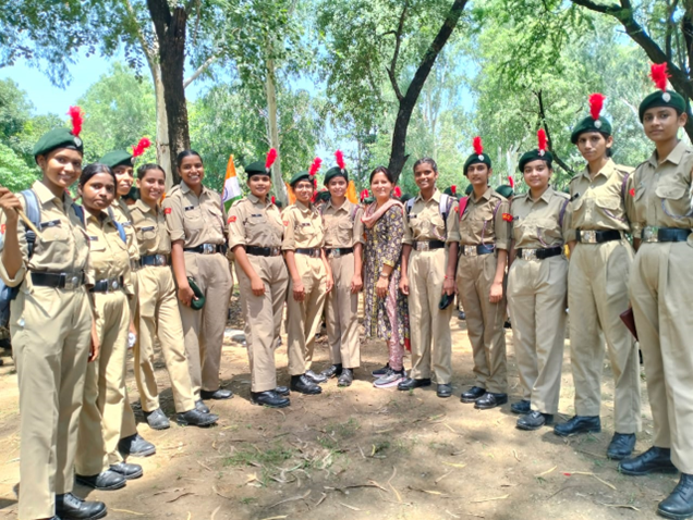 Cadets at Yoga Day event